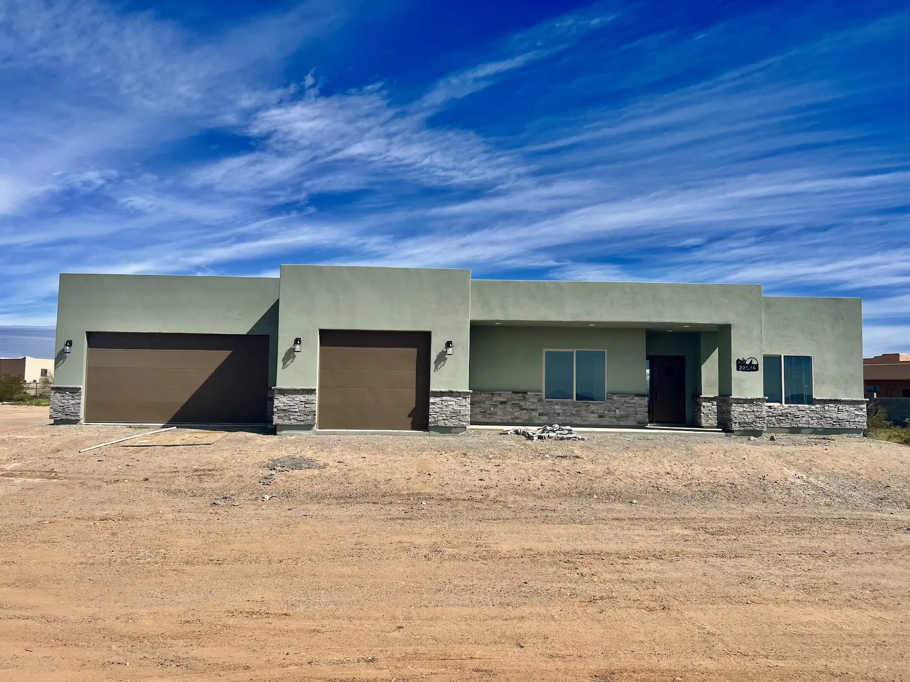 custom adobe style home