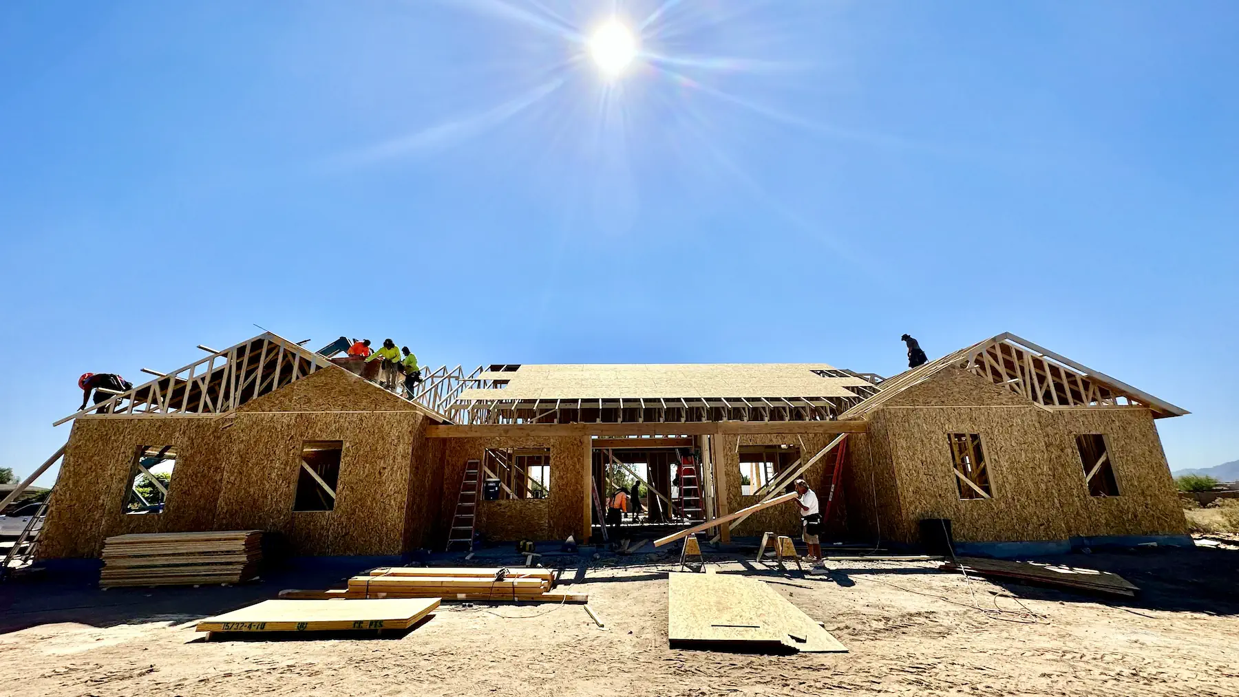 custom home framing