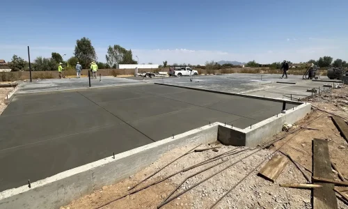 Foundation foundation laid